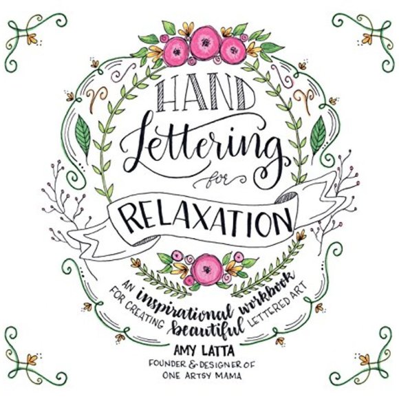 Hand Lettering for Relaxation, by Amy Latta (BOOK) - Picture 1 of 4
